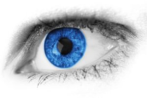 תפילה נגד עין הרע, עין כחולה