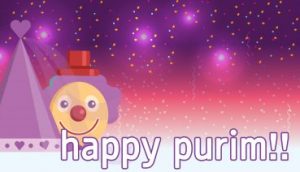 purim,clone,clown,joy,heart,Clown,hat,Happy Purim,Greetings