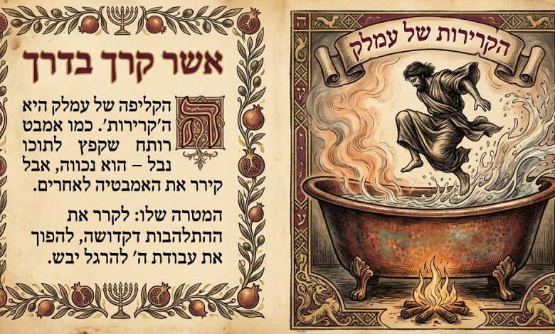 זכור את אשר עשה לך עמלק 8 זכור את אשר עשה לך עמלק לא תשכח