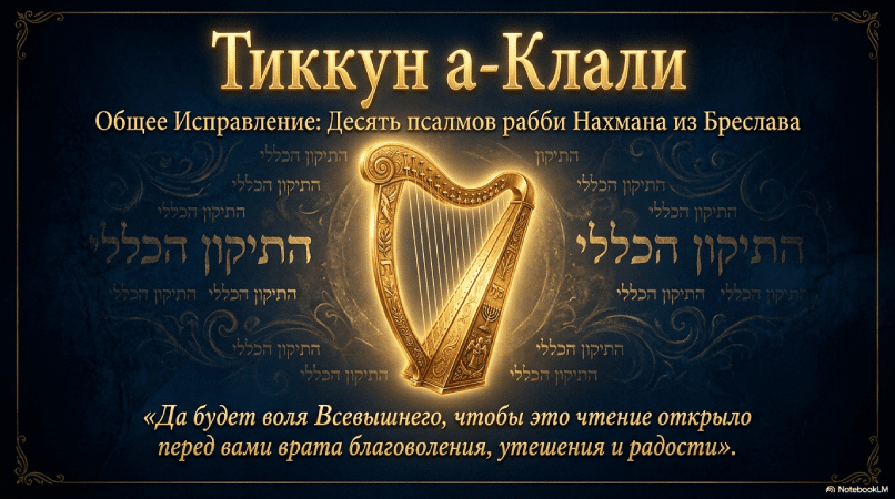 התיקון הכללי ברוסית Тиккун а-Клали לקריא נוחה בניידים ולהדפסה