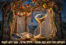 סוכה היא דירת ארעי, לרמז שהעולם הזה הוא זמני ולא לנצח