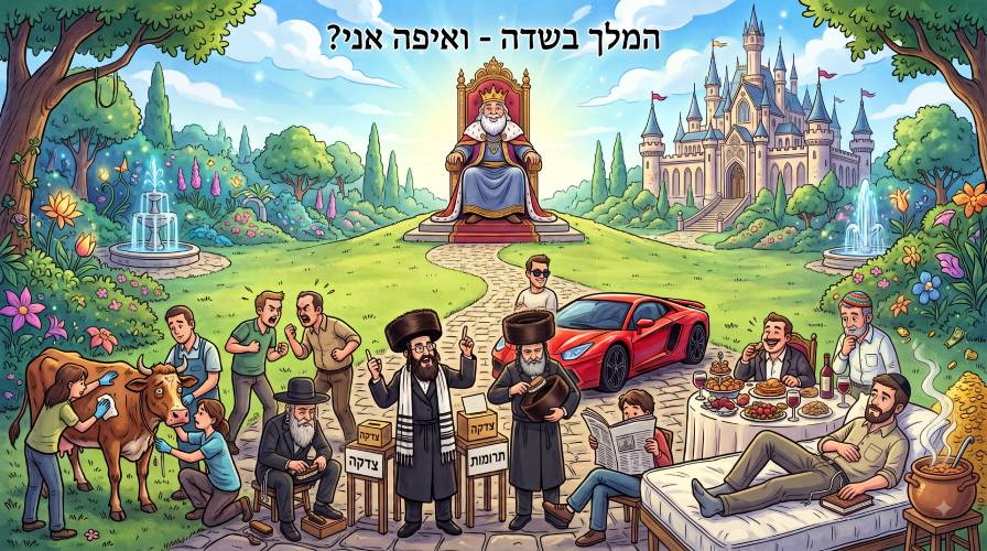 חודש אלול | איך זוכים לבקיאות בעליה ובירידה, ושמחת חיים ? התשובה - ישיבת ברסלב ! 1 המלך בשדה ואיפה אני? מאמרים על חודש אלול