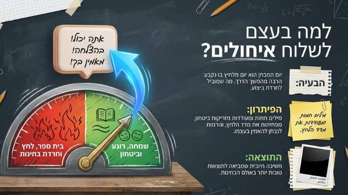 איחולים לפני מבחן 2