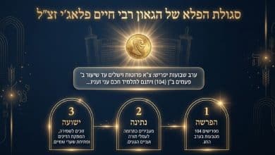 סגולת 104 מטבעות לחג השבועות