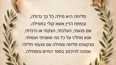 סליחה אם פגעתי